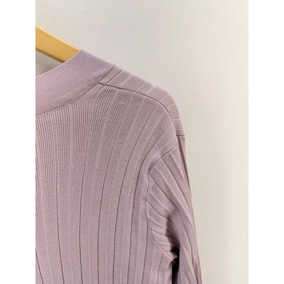 Chico’s Womens Open Front Cardigan Sweater Purple Long Sleeve Size 1 - Picture 11 of 17